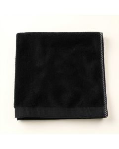 Sage Dale Bath Towel - Black (synthetic illustration; no displayed measurements)