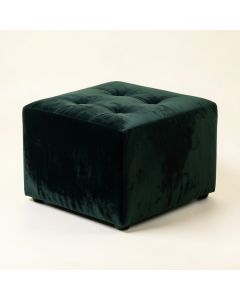 Hinkley 37 '' Velvet Tufted Square Cocktail Ottoman (synthetic illustration; no displayed measurements)