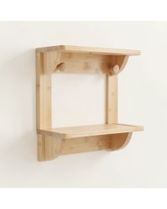 Olive Dale Wall-Mounted Entryway Organizer Shelf - Beige (synthetic illustration; no displayed measurements)
