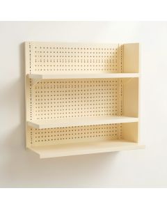 Lake Crossing Empty Wall-Mounted Tool Organizer Panel - Cream (synthetic illustration; no displayed measurements)