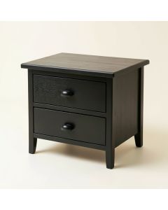 Hazel Bend Nightstand - Black (synthetic illustration; no displayed measurements)