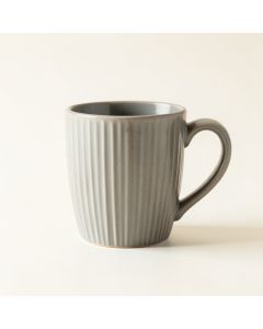 Olive Arc Ceramic Mug - Gray (synthetic illustration; no displayed measurements)