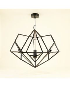 Poisson 4 - Light Lantern Geometric Chandelier (synthetic illustration; no displayed measurements)