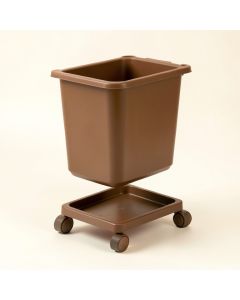 Fiberglass Rolling Laundry Cart (synthetic illustration; no displayed measurements)