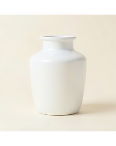 River Canyon Empty Decorative Vase - White (synthetic illustration; no displayed measurements)
