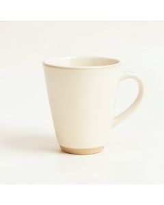 Oak Bend Ceramic Mug - Cream (synthetic illustration; no displayed measurements)