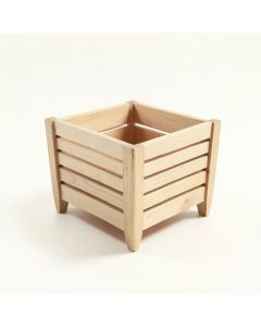 Alder Branch Empty Raised Planter - Beige (synthetic illustration; no displayed measurements)