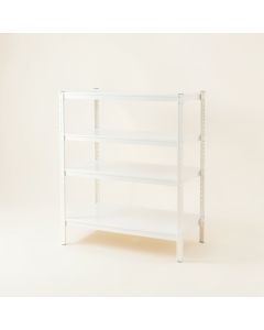 Cove Bluff Empty Seed-Starting Shelving Unit Without Lights - White (synthetic illustration; no displayed measurements)