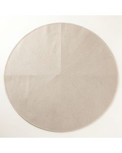 Clay Crossing Round Area Rug - Beige (synthetic illustration; no displayed measurements)