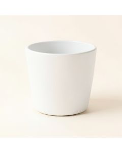 Happy Planter Planter , 17.3 '' X 17.3 '' X 15 '' , Sparking White (synthetic illustration; no displayed measurements)