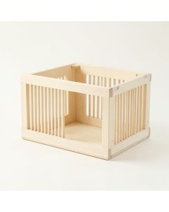 Ridge Falls Empty Furniture-Style Pet Crate - Ivory (synthetic illustration; no displayed measurements)