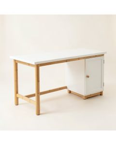 Sage Crest Empty Workshop Workbench - White (synthetic illustration; no displayed measurements)
