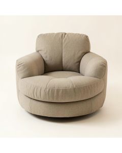 Decker 42 '' Wide Tufted Papasan Chair (synthetic illustration; no displayed measurements)