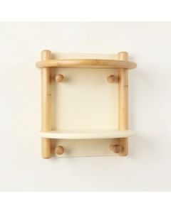 Hazel Dale Wall-Mounted Entryway Organizer Shelf - Cream (synthetic illustration; no displayed measurements)