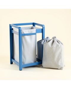 Alder Canyon Laundry Sorting Station With Plain Removable Bags - Blue (synthetic illustration; no displayed measurements)
