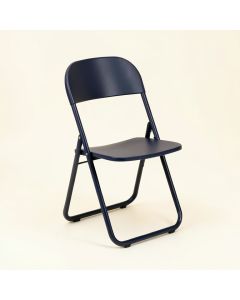 Linden Bridge Folding Outdoor Chair - Navy (synthetic illustration; no displayed measurements)