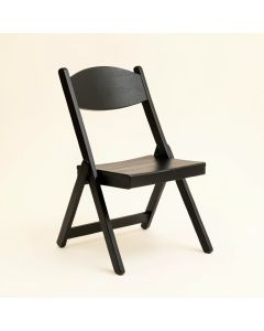 Laurel Dale Folding Outdoor Chair - Black (synthetic illustration; no displayed measurements)