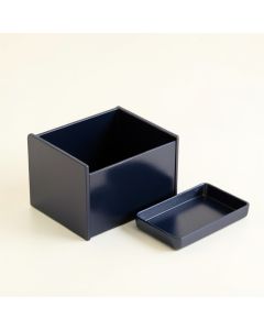 Ash Bend Empty Coffee-Station Organizer - Navy (synthetic illustration; no displayed measurements)