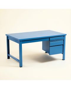 Stone Bend Empty Workshop Workbench - Blue (synthetic illustration; no displayed measurements)