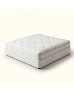 Serta Icomfort 14 '' Plush Pillow Top Hybrid Mattress And Box Spring Set (synthetic illustration; no displayed measurements)
