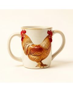 Bober Rooster French Decor Coffee Mug (synthetic illustration; no displayed measurements)