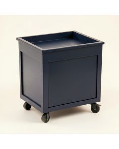 Cedar Bridge Empty Rolling Workshop Cart - Navy (synthetic illustration; no displayed measurements)