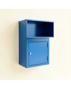 Cove Crest Wall-Mounted Entry Cabinet - Blue (synthetic illustration; no displayed measurements)