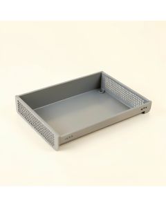 River Falls Empty Under-Desk Cable Tray - Gray (synthetic illustration; no displayed measurements)