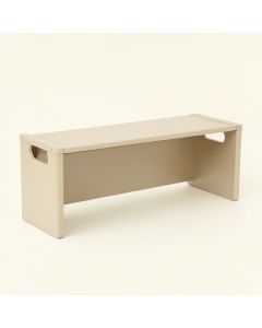 Willow Crossing Narrow Outdoor Storage Bench - Beige (synthetic illustration; no displayed measurements)
