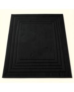 Juniper Bridge Rectangular Outdoor Rug - Black (synthetic illustration; no displayed measurements)