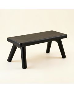 Elm Bridge Indoor Bench - Black (synthetic illustration; no displayed measurements)