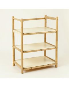 Flint Arc Empty Countertop Canister Rack - Cream (synthetic illustration; no displayed measurements)