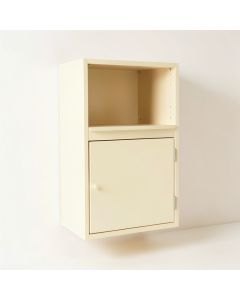 Olive Canyon Wall-Mounted Entry Cabinet - Cream (synthetic illustration; no displayed measurements)