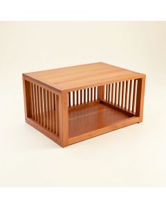 Dawn Brook Empty Furniture-Style Pet Crate - Terracotta (synthetic illustration; no displayed measurements)