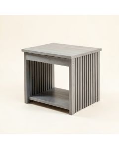Hill Arc Small Writing Desk - Gray (synthetic illustration; no displayed measurements)