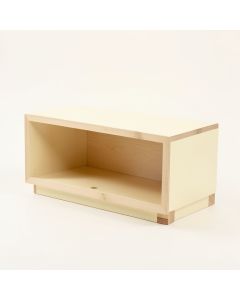 Glen Branch Shoe Storage Bench - Cream (synthetic illustration; no displayed measurements)