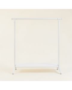 Pine Bridge Empty Garment Rack - White (synthetic illustration; no displayed measurements)