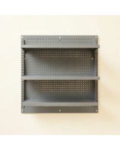 Ridge Crossing Empty Wall-Mounted Tool Organizer Panel - Gray (synthetic illustration; no displayed measurements)