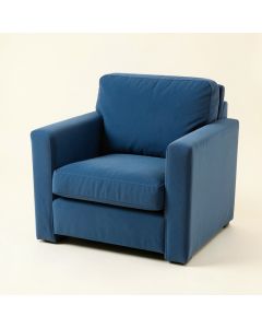 Ash Bridge Upholstered Armchair - Blue (synthetic illustration; no displayed measurements)