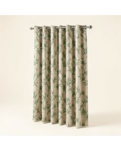 Abie Bamboo Floral Sheer Single Curtain Panel (synthetic illustration; no displayed measurements)