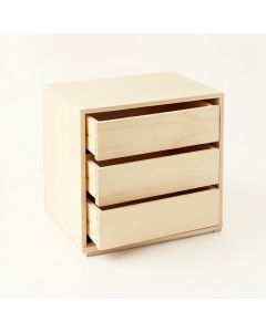 Hill Bluff Small-Parts Storage Drawer Cabinet - Ivory (synthetic illustration; no displayed measurements)