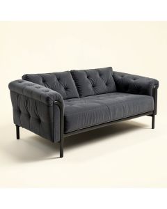 Twin 66.1 '' Wide Tufted Back Convertible Sofa (synthetic illustration; no displayed measurements)