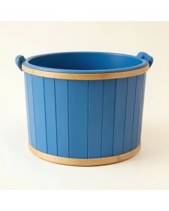 Laurel Crossing Laundry Hamper - Blue (synthetic illustration; no displayed measurements)