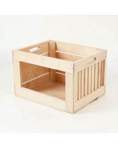 Cedar Brook Empty Furniture-Style Pet Crate - Beige (synthetic illustration; no displayed measurements)
