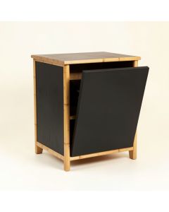 Laurel Arc Freestanding Pull-Out Hamper Cabinet (synthetic illustration; no displayed measurements)