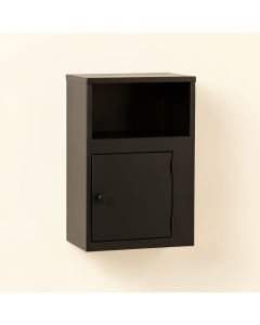 Heath Arc Wall-Mounted Entry Cabinet (synthetic illustration; no displayed measurements)