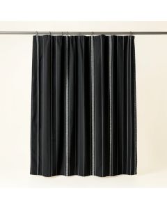 Laurel Arc Shower Curtain Hanging Flat From A Plain Rod (synthetic illustration; no displayed measurements)