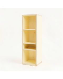 Sage Edge Narrow Cubby Tower - Ivory (synthetic illustration; no displayed measurements)