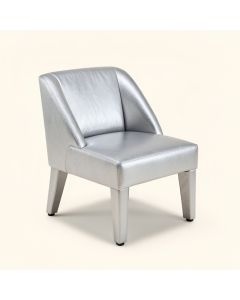 Mabie Upholstered Side Chair In Silver (synthetic illustration; no displayed measurements)