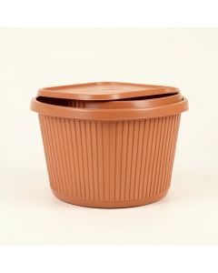 Willow Canyon Laundry Hamper - Terracotta (synthetic illustration; no displayed measurements)